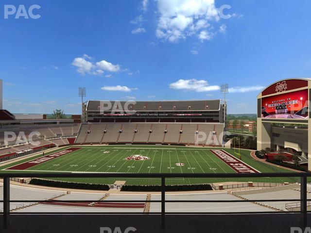 Seating view for Davis Wade Stadium Section 205