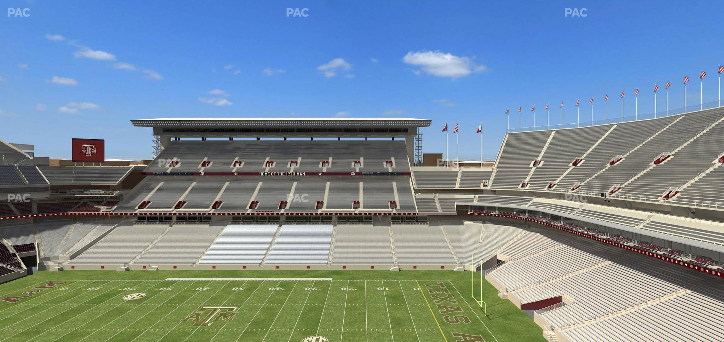 Seating view for Kyle Field Section 304