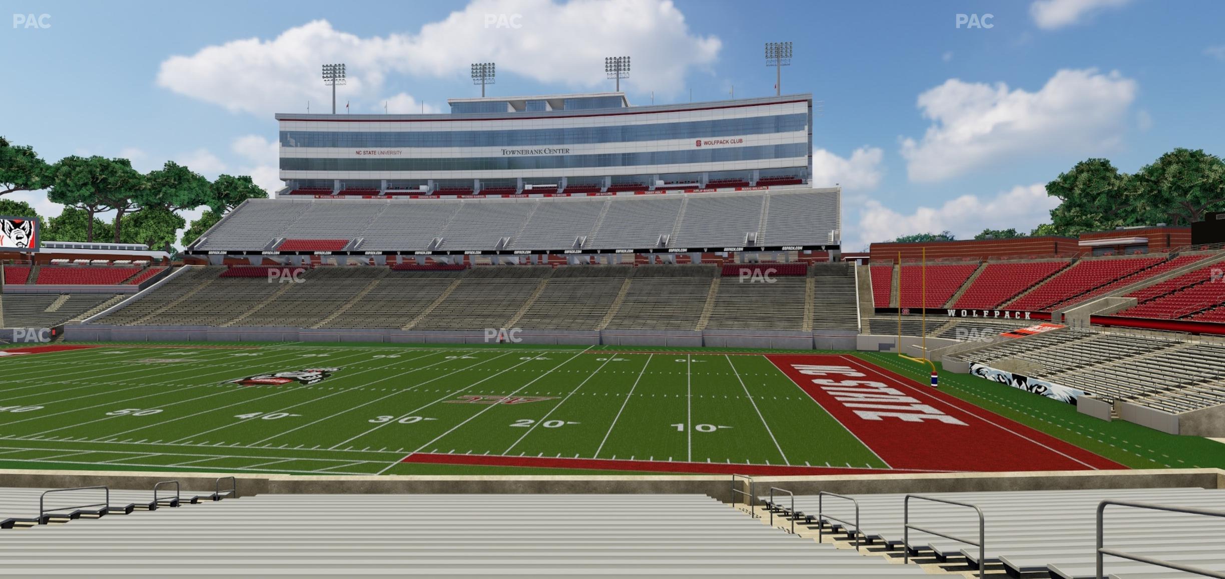 Seating view for Carter-Finley Stadium Section 2