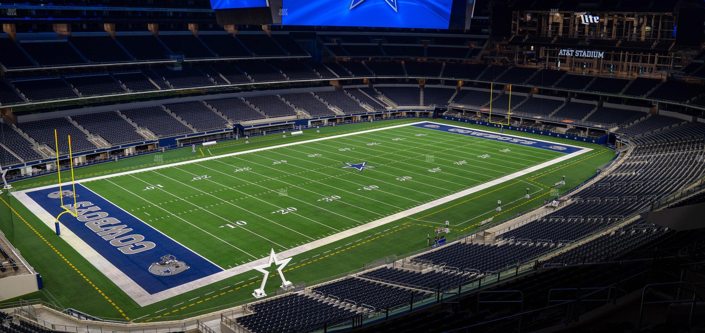 Seating view for AT&T Stadium Section Silver Suite 413