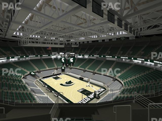 Seating view for Jack Breslin Student Events Center Section 204