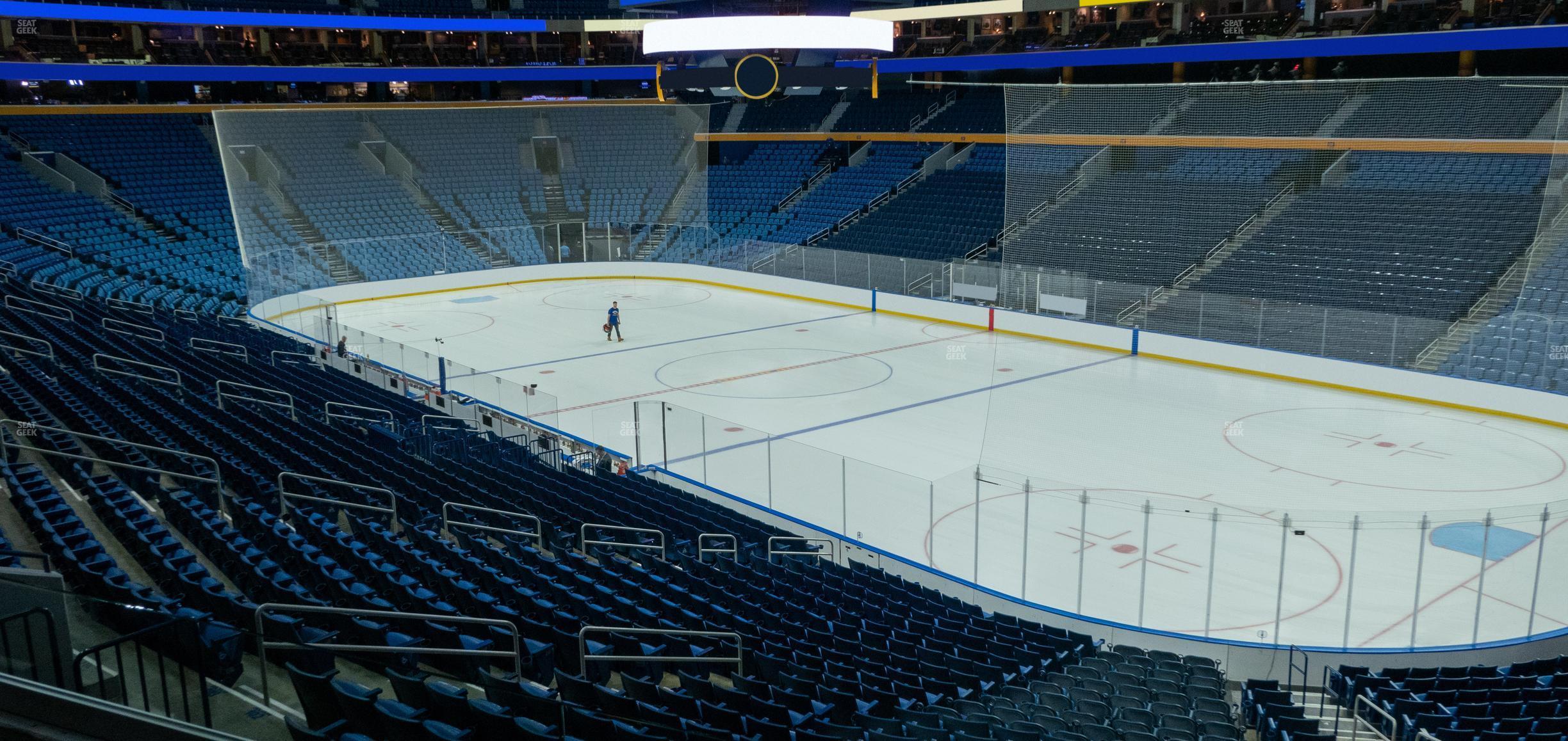 Seating view for KeyBank Center Section 203