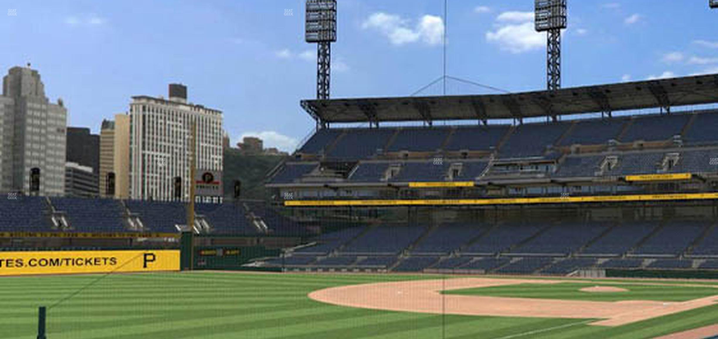 Seating view for PNC Park Section 130