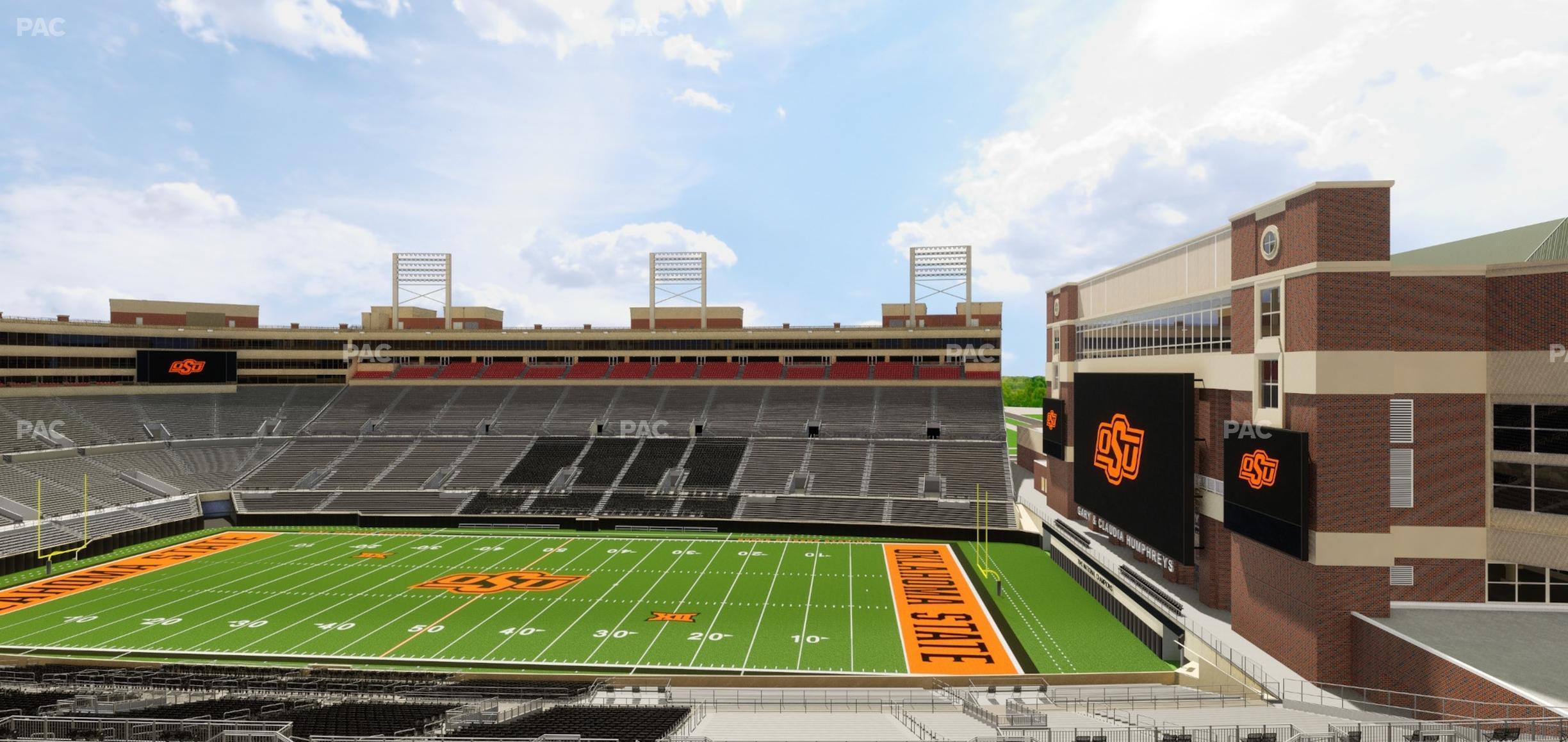 Seating view for Boone Pickens Stadium Section Club 504