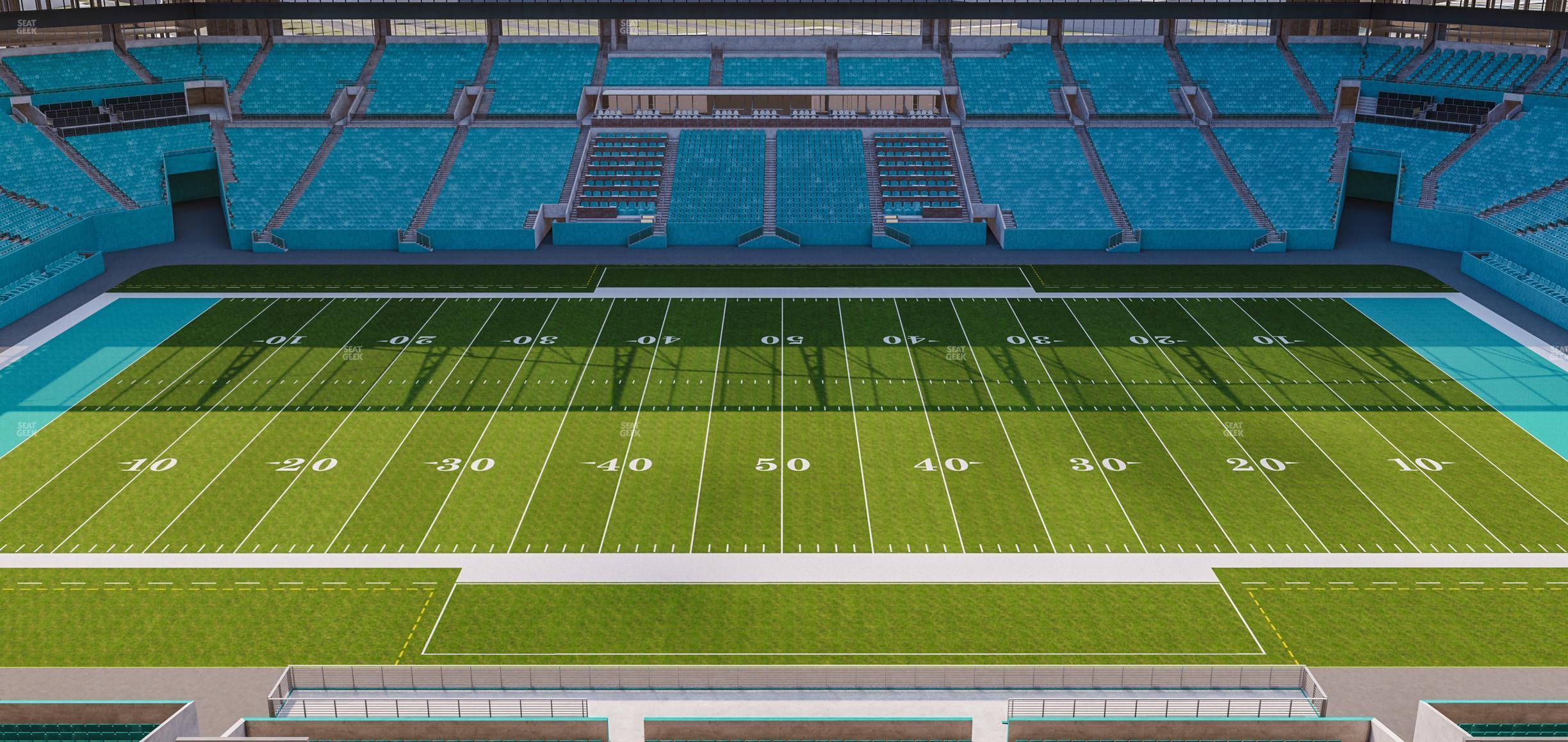 Seating view for Hard Rock Stadium Section 318