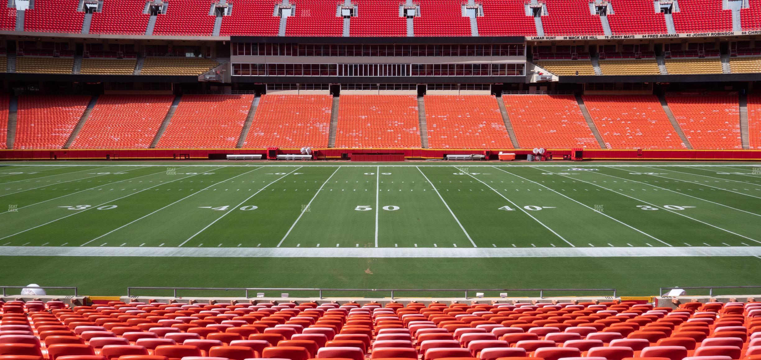 Seating view for GEHA Field at Arrowhead Stadium Section 101