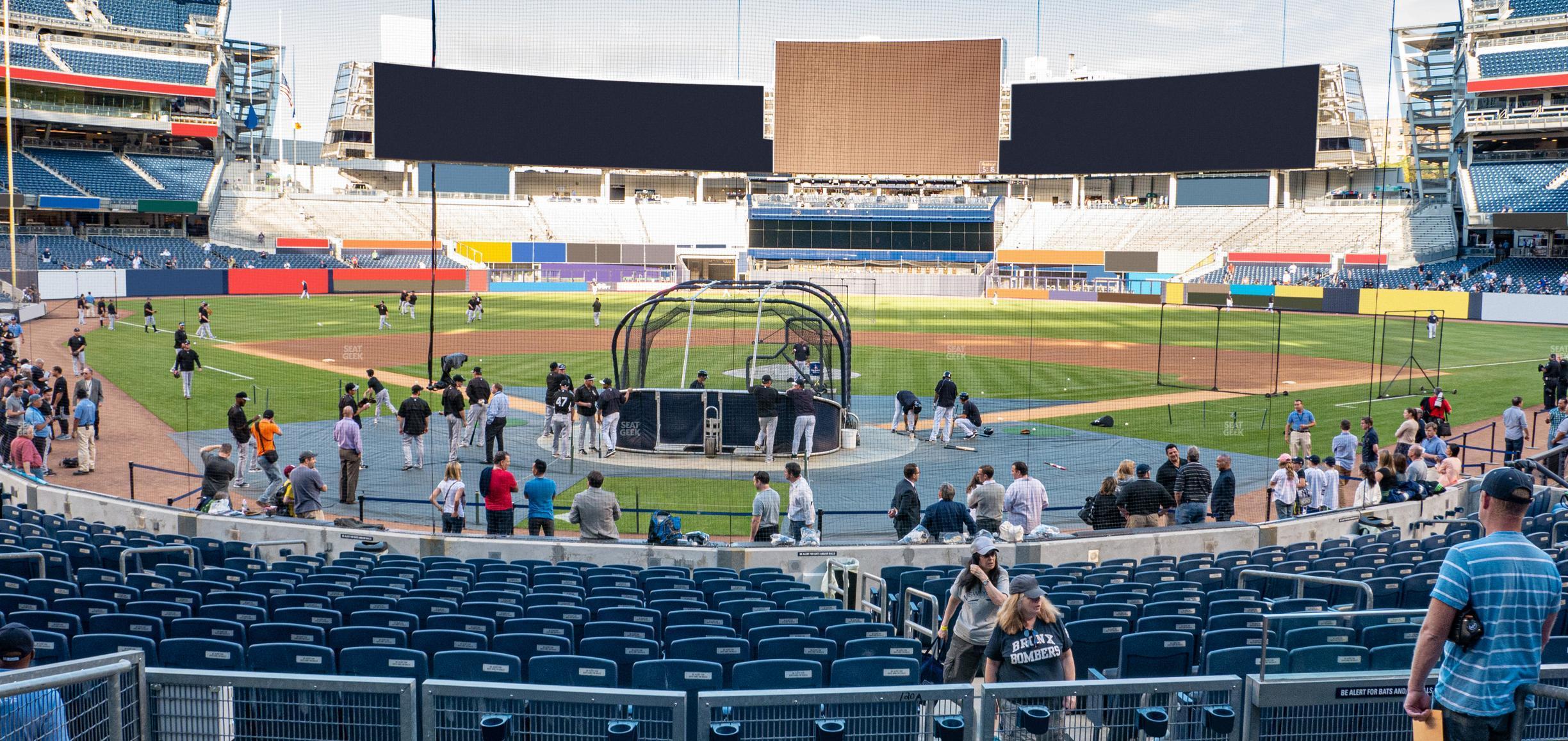 Seating view for Yankee Stadium Section Field Mvp 120 A