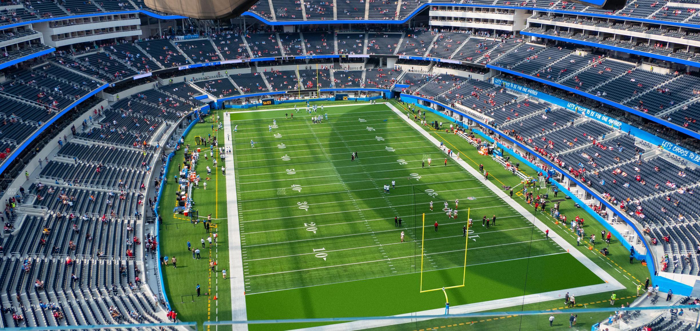 Seating view for SoFi Stadium Section 427