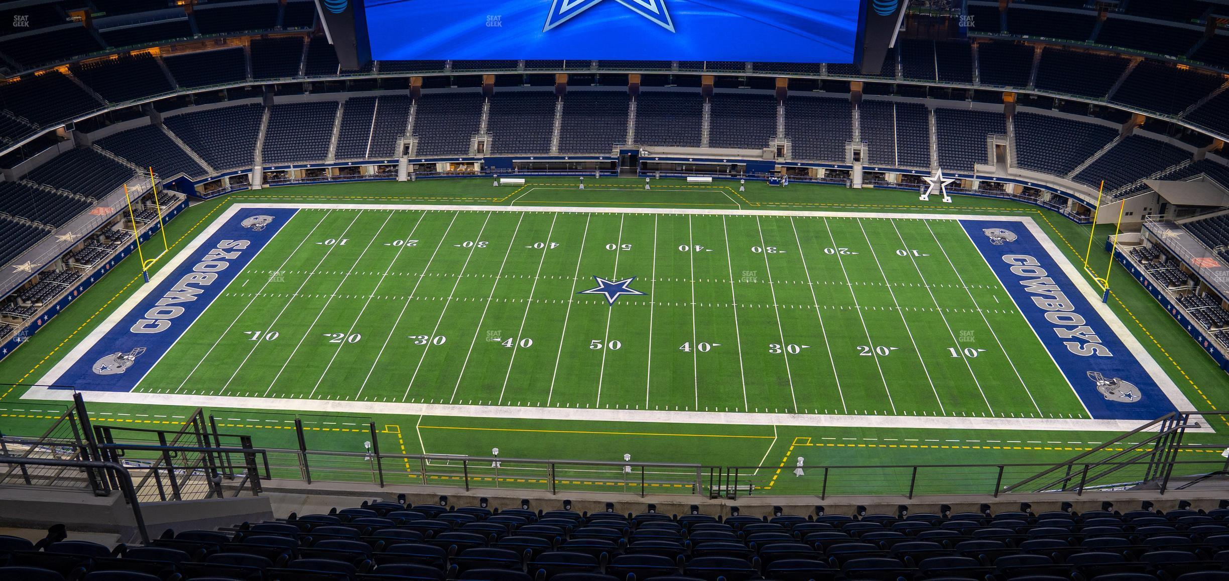 Seating view for AT&T Stadium Section 412