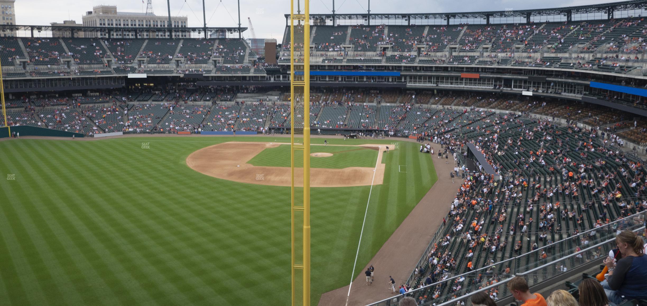 Seating view for Comerica Park Section 346