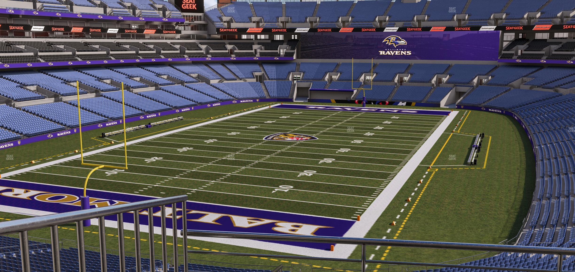 Seating view for M&T Bank Stadium Section 237