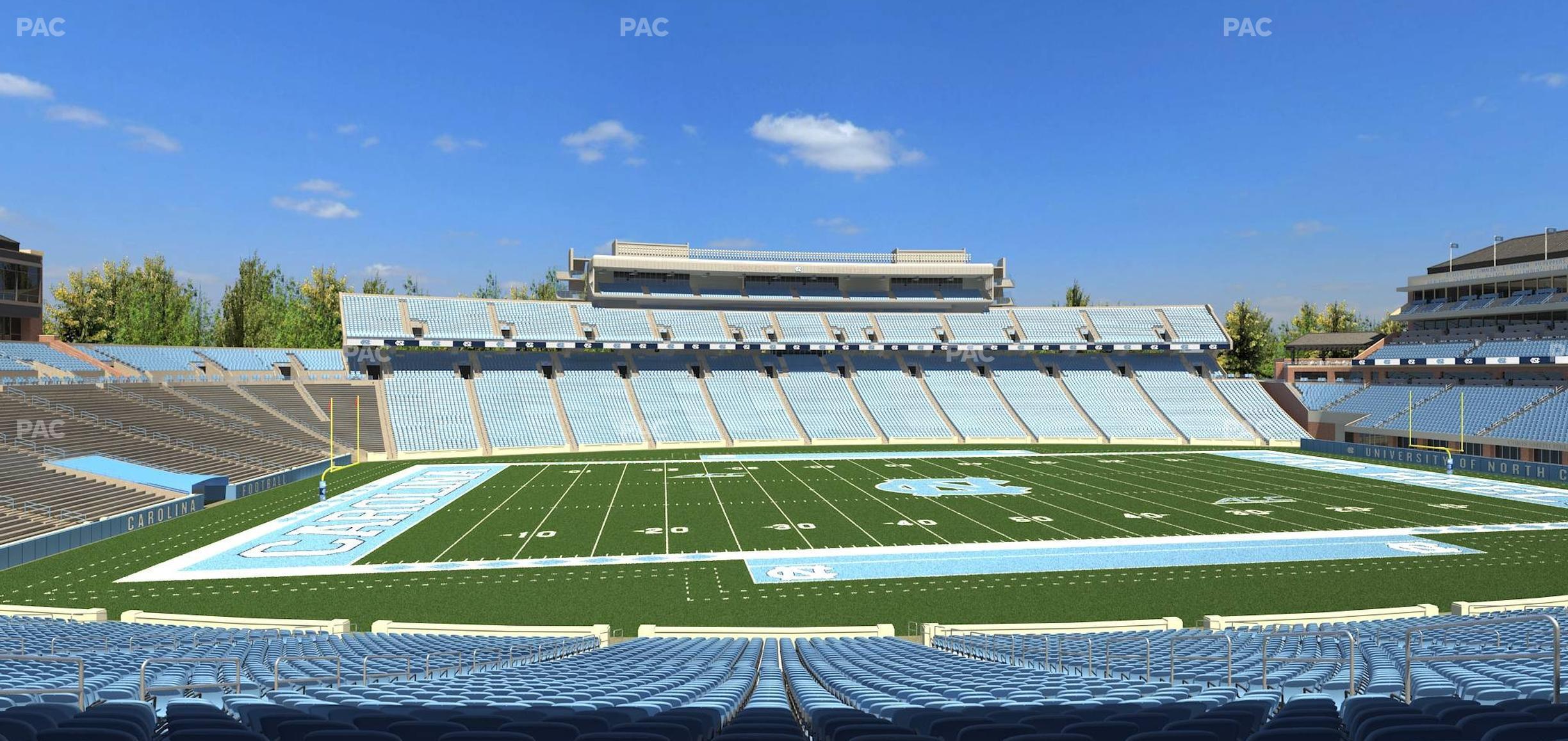 Seating view for Kenan Memorial Stadium Section 123