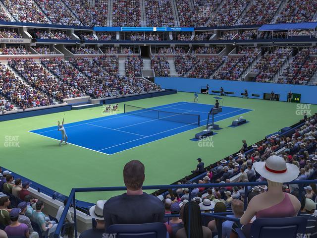 Seating view for Arthur Ashe Stadium Section Suite 128