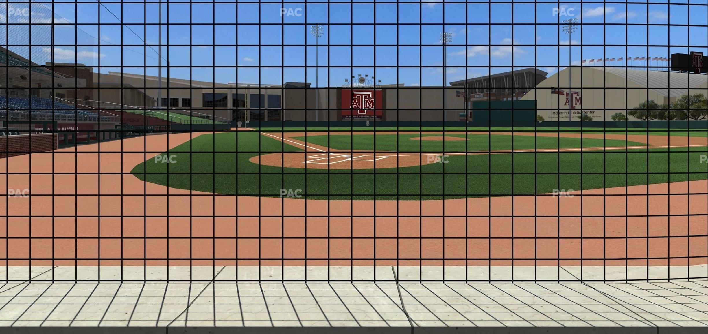 Seating view for Olsen Field at Blue Bell Park Section Field Club 3