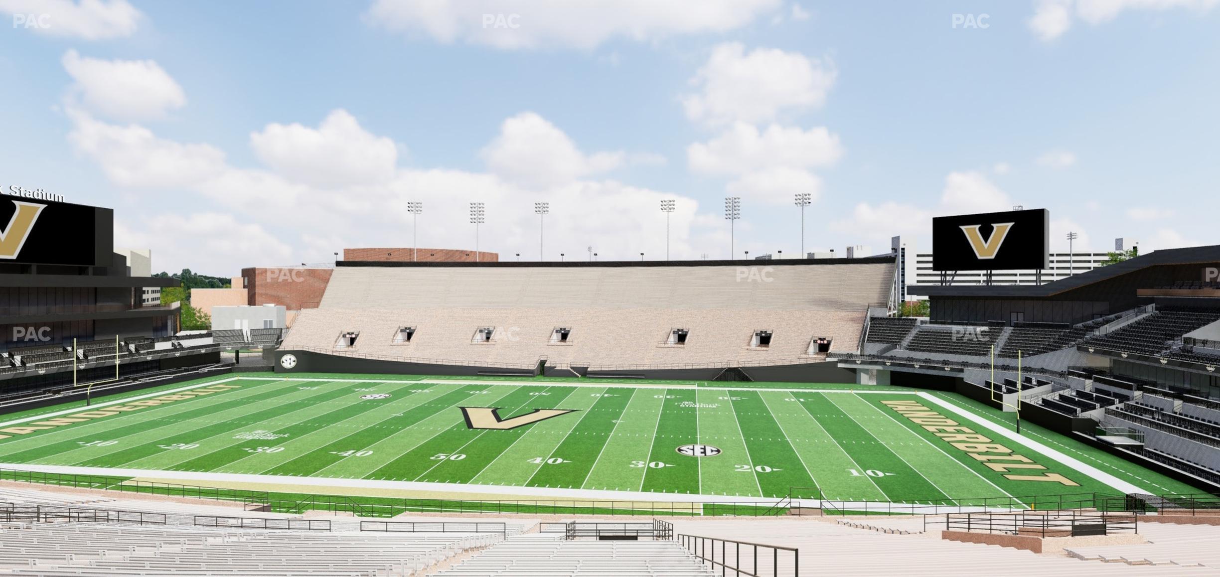 Seating view for FirstBank Stadium Section E