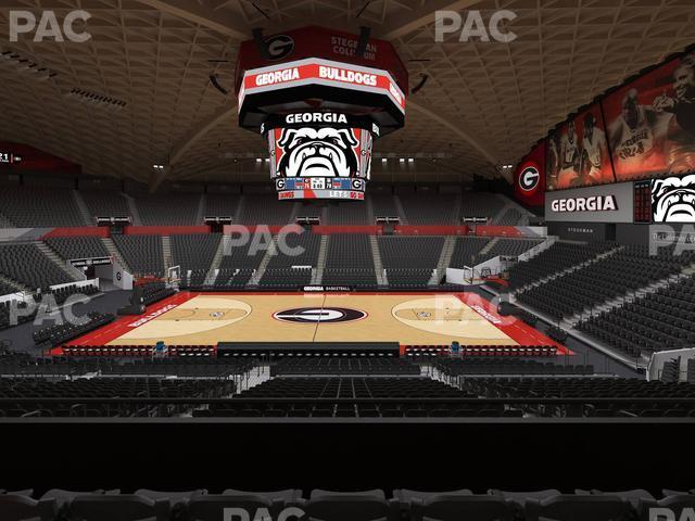 Seating view for Stegeman Coliseum Section Ee