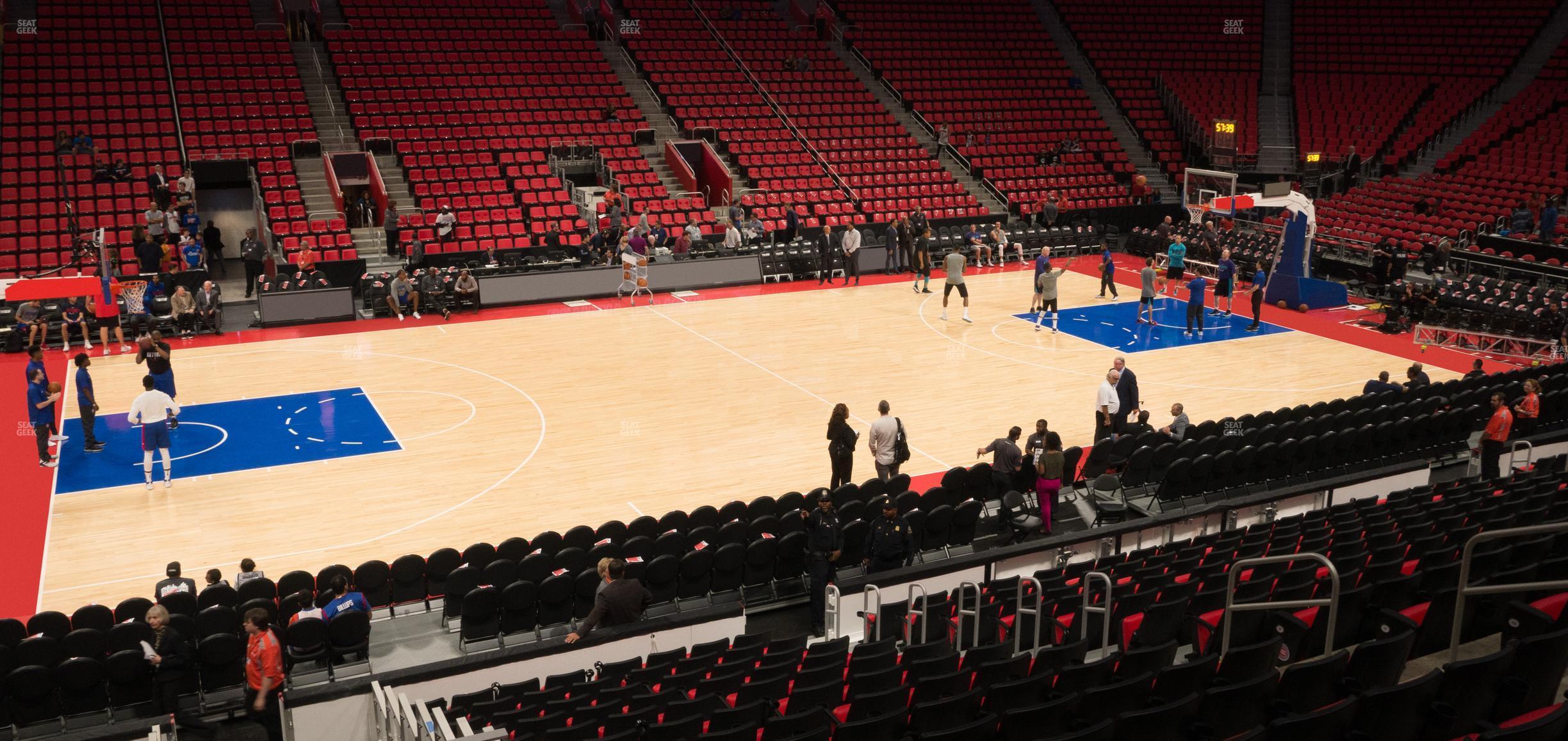 Seating view for Little Caesars Arena Section 111