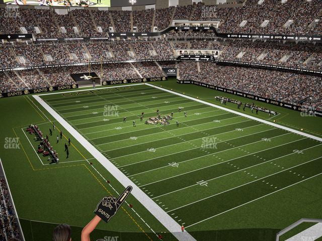 Seating view for Caesars Superdome Section 504