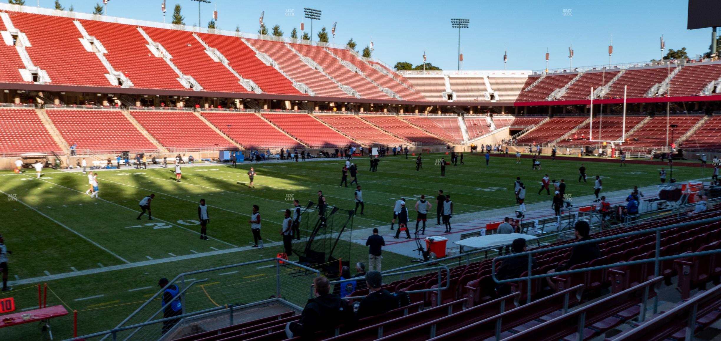 Seating view for Stanford Stadium Section 116