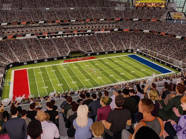 Seating view for Allegiant Stadium Section 415