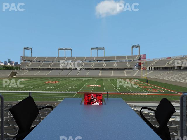 Seating view for TDECU Stadium Section Loge Box 8