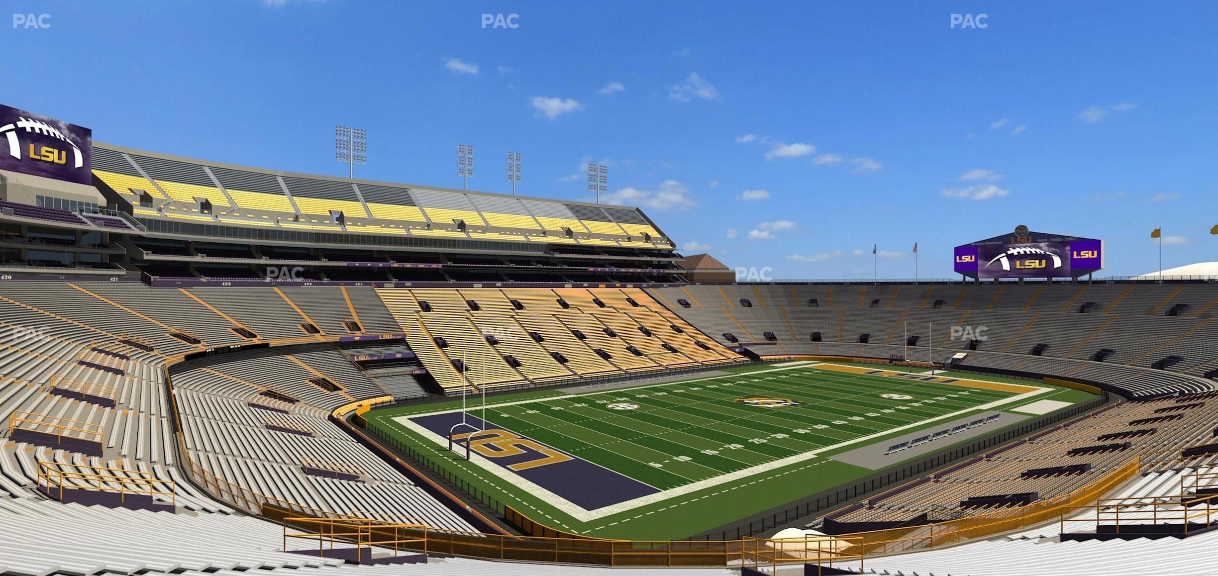 Seating view for Tiger Stadium Section 413