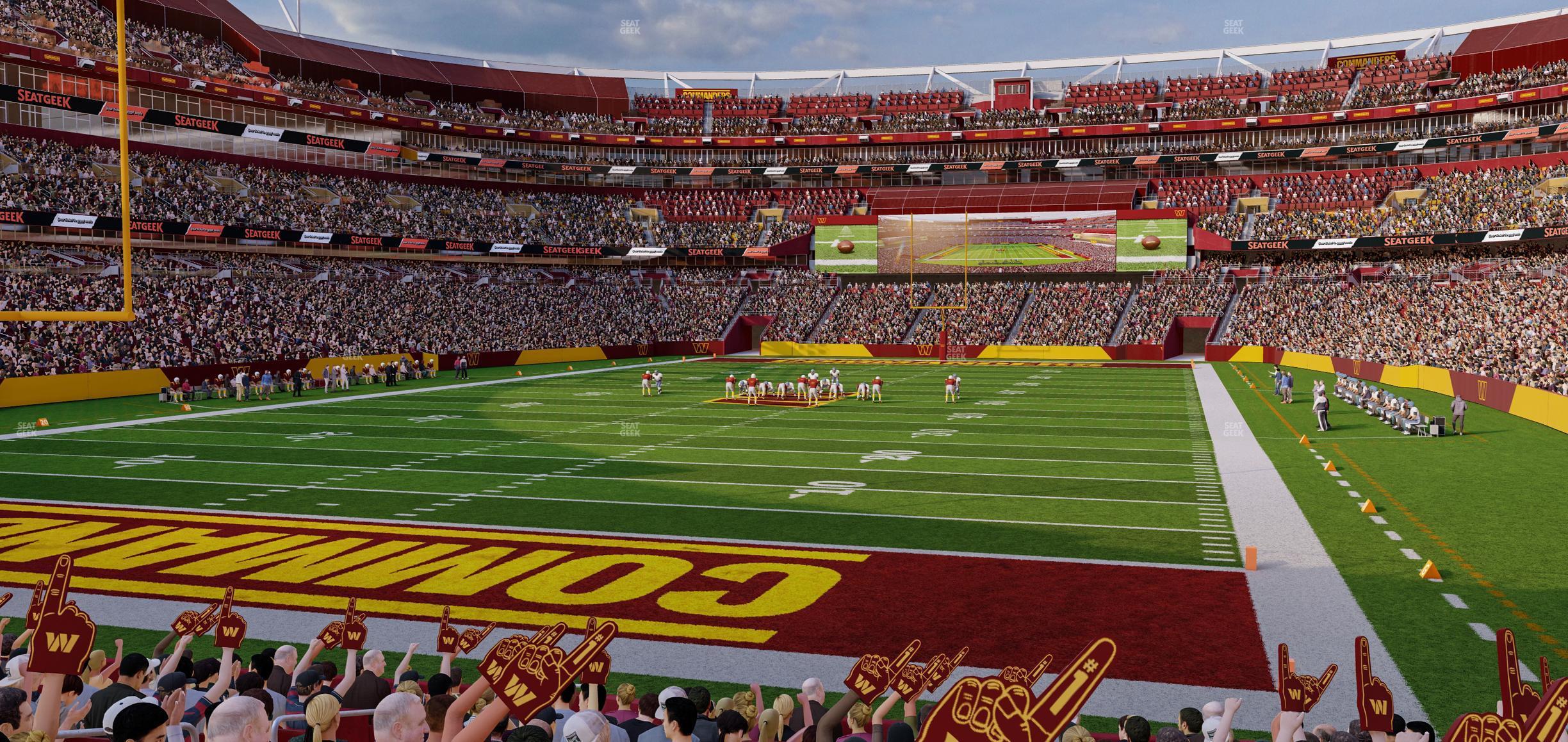 Seating view for Northwest Stadium Section 130