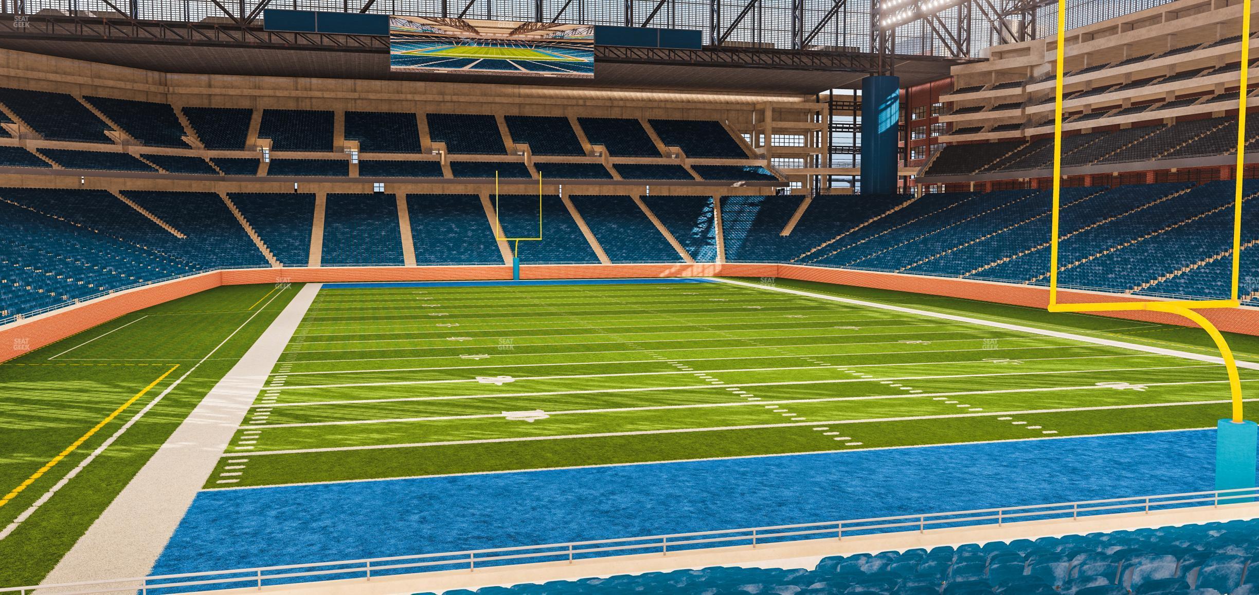 Seating view for Ford Field Section 136