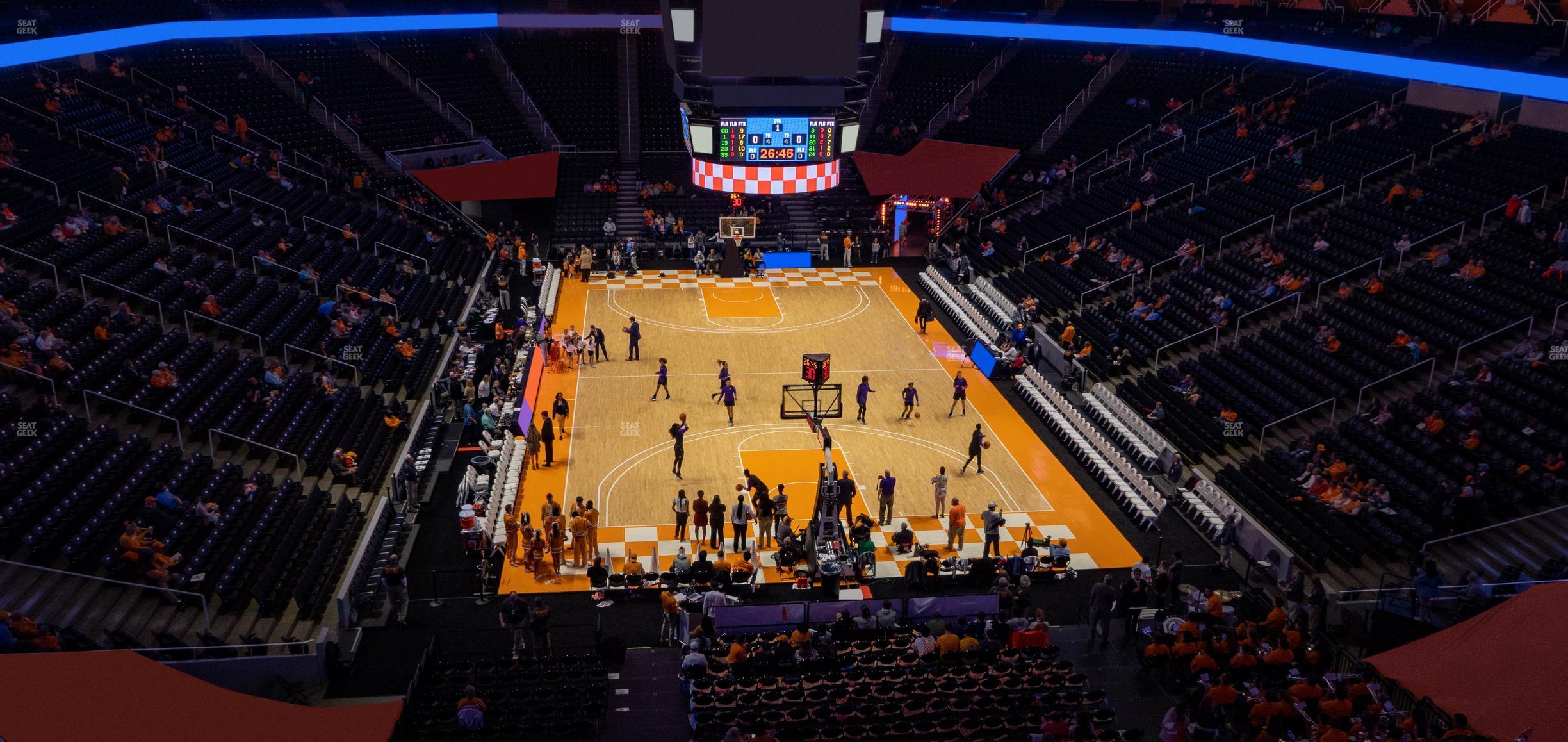 Seating view for Thompson-Boling Arena at Food City Center Section 329