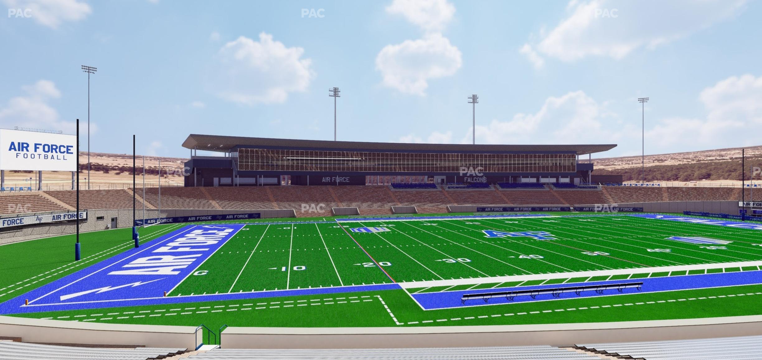 Seating view for Falcon Stadium Section L 10