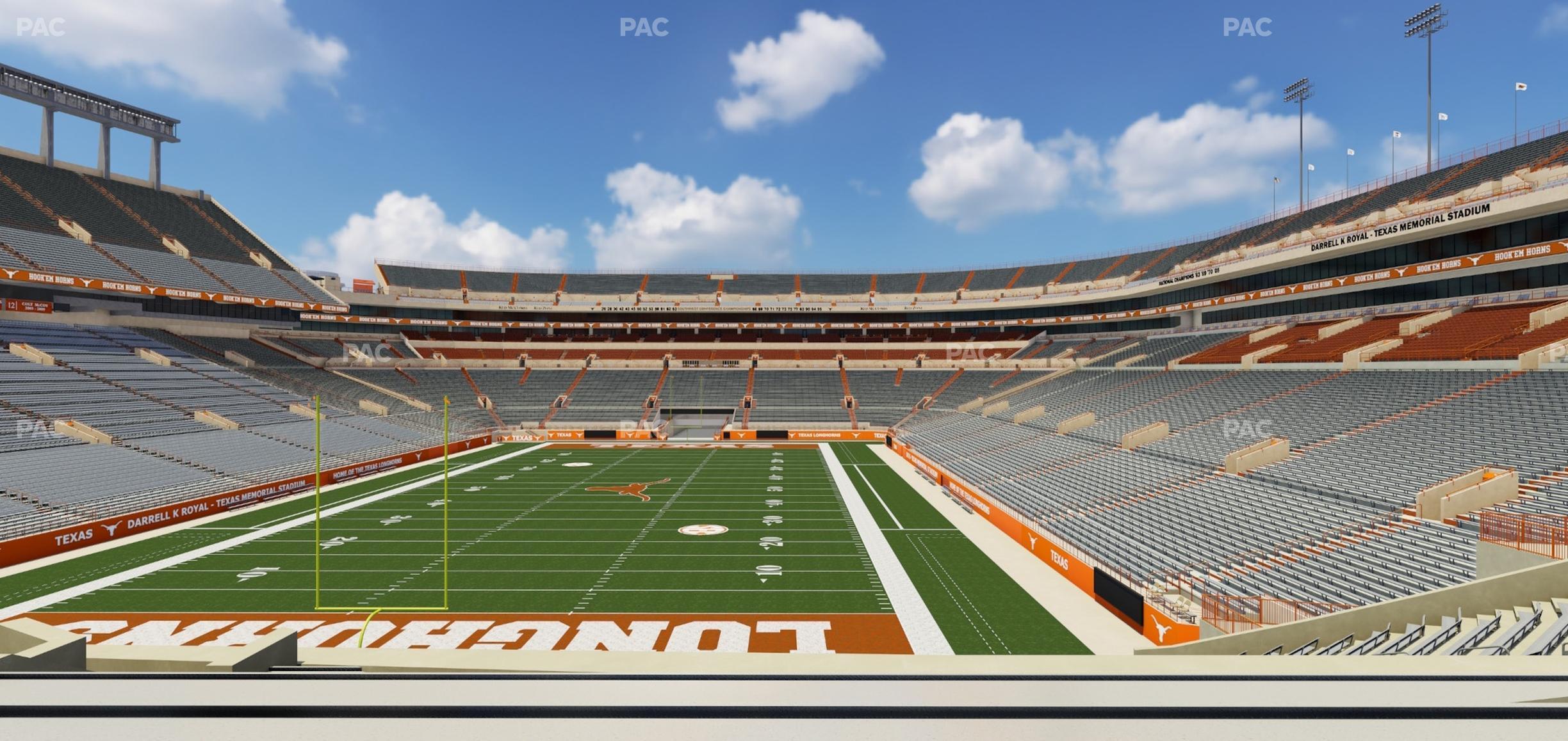 Seating view for Darrell K Royal - Texas Memorial Stadium Section 37 R