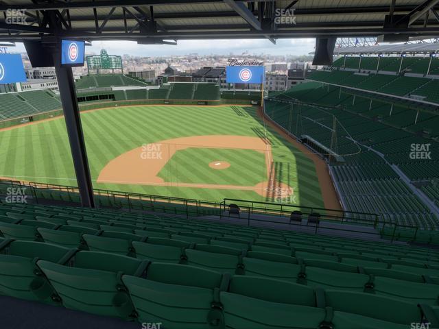 Seating view for Wrigley Field Section 413 Left