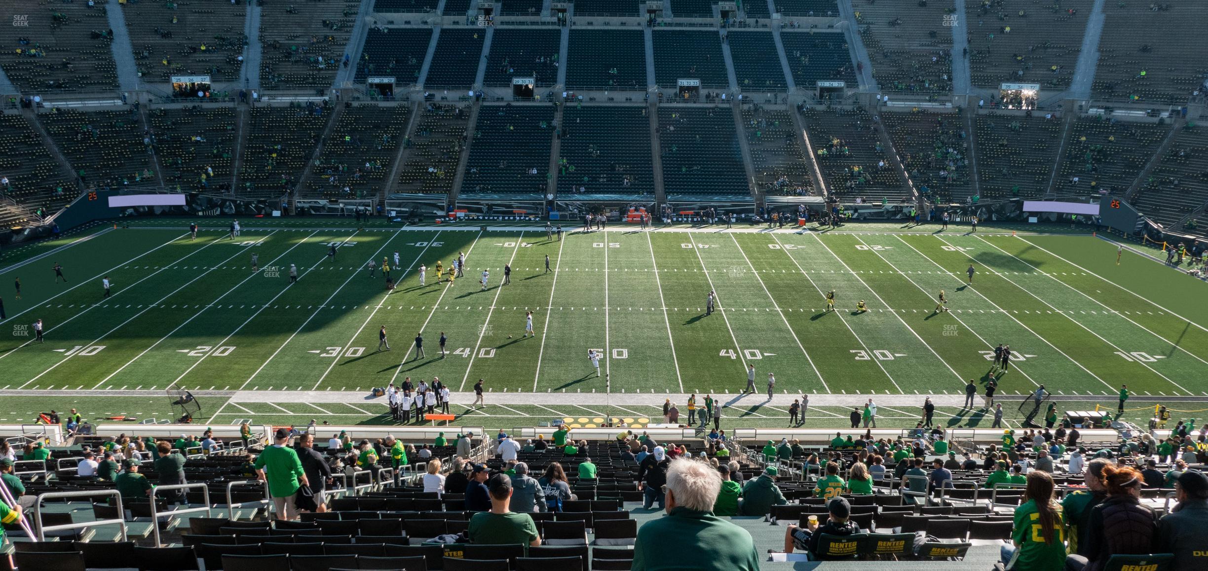 Seating view for Autzen Stadium Section Sro 11