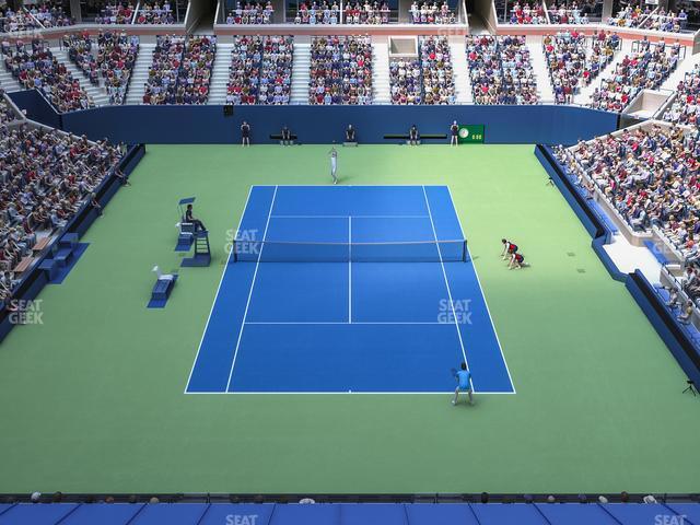 Seating view for Arthur Ashe Stadium Section 101