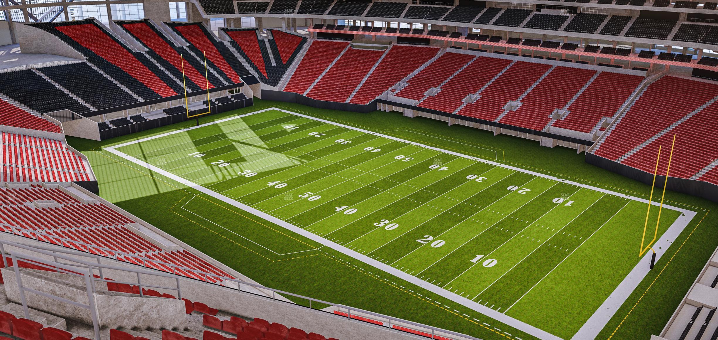 Seating view for Mercedes-Benz Stadium Section 334