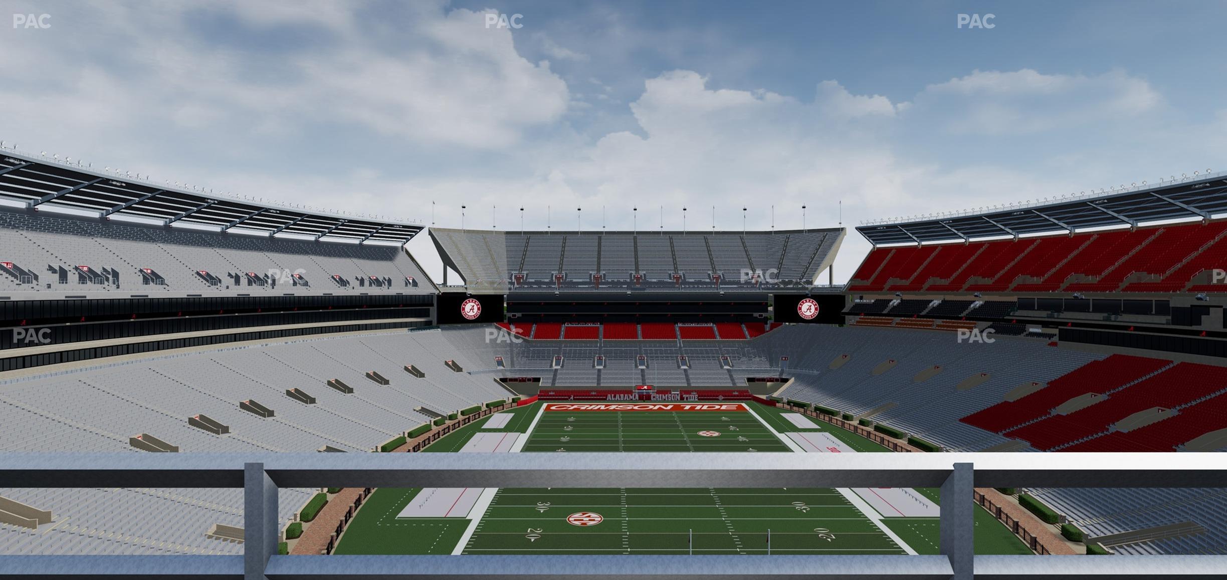 Seating view for Bryant Denny Stadium Section Nn 8