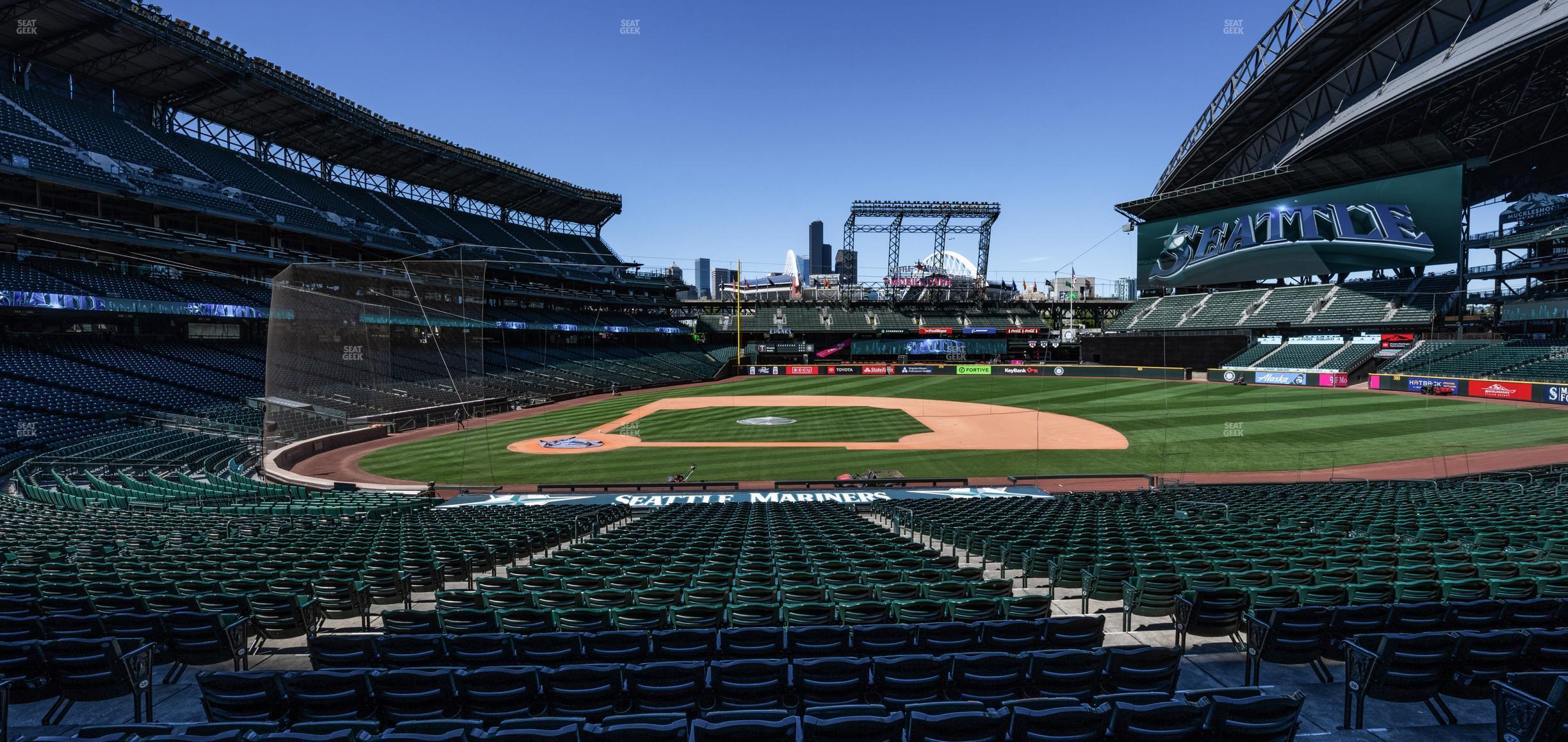 Seating view for T-Mobile Park Section 123