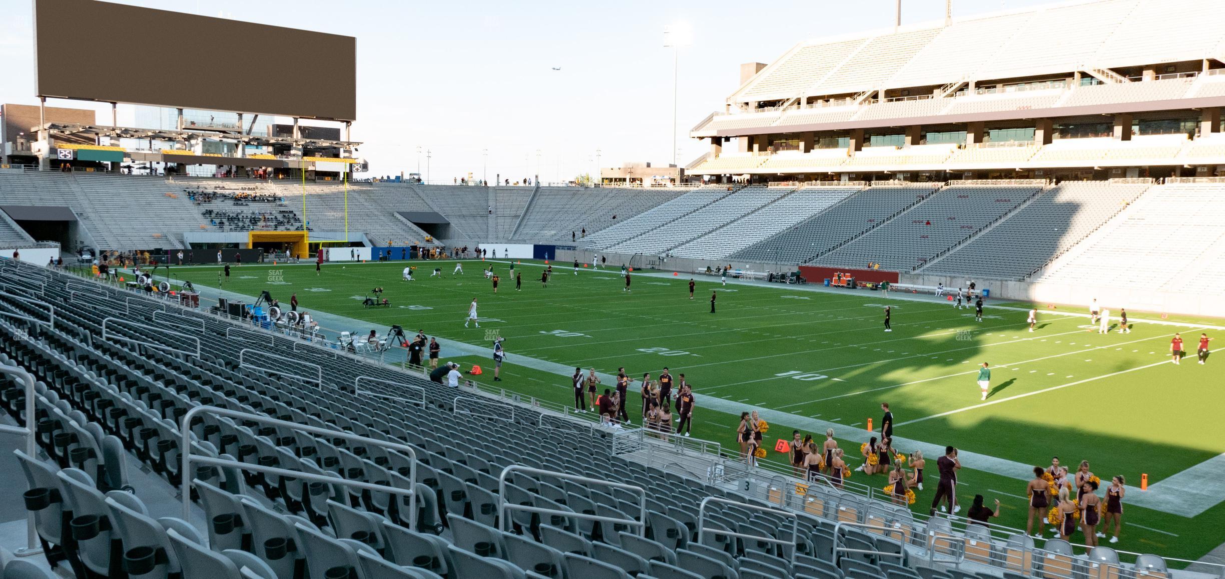 Seating view for Mountain America Stadium Section 2