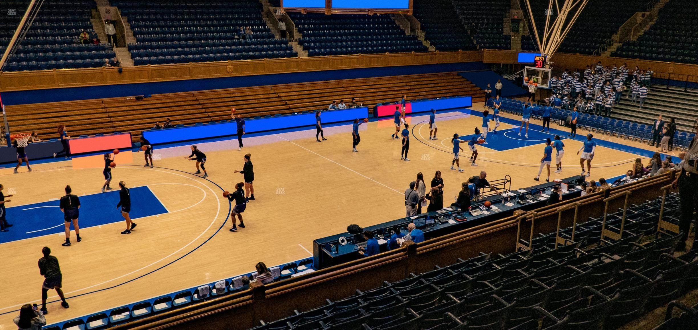 Seating view for Cameron Indoor Stadium Section 5