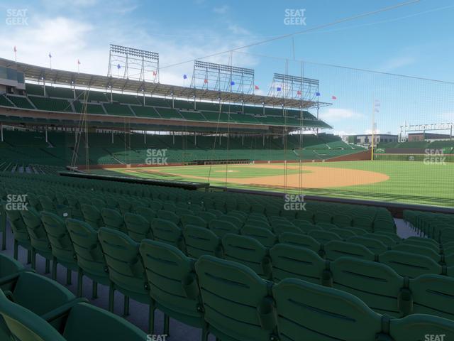 Seating view for Wrigley Field Section 128