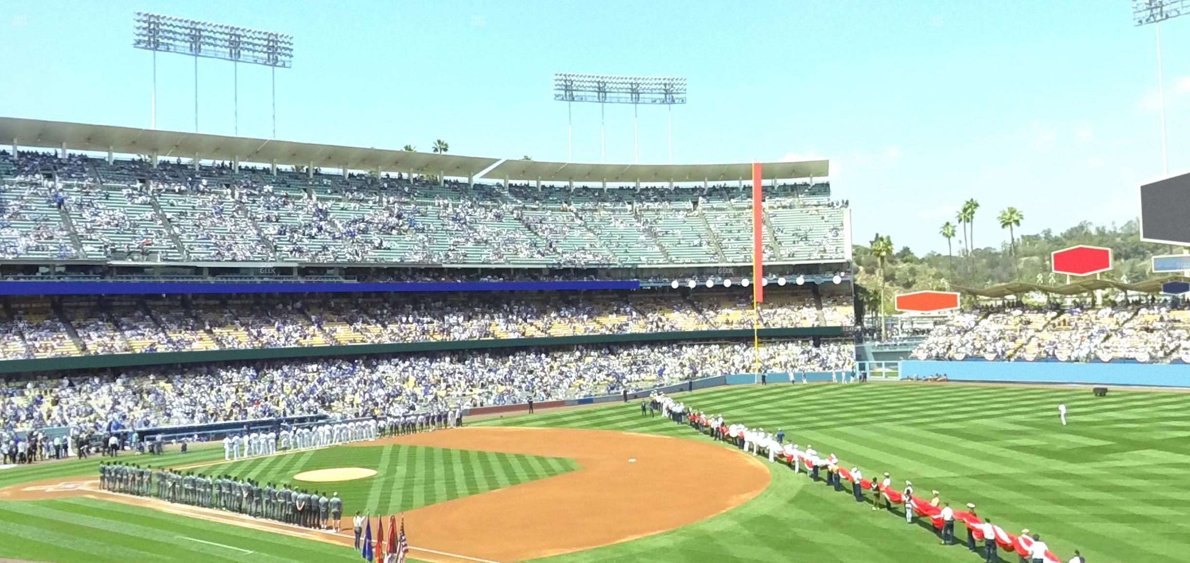 Seating view for Dodger Stadium Section 150 Lg