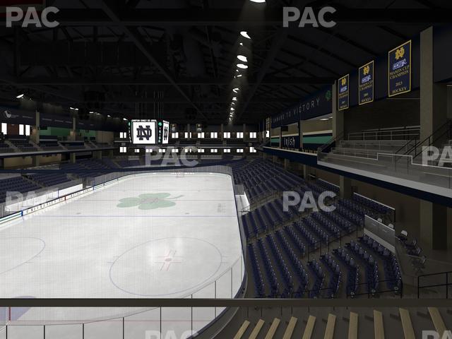 Seating view for Compton Family Ice Arena Section 105