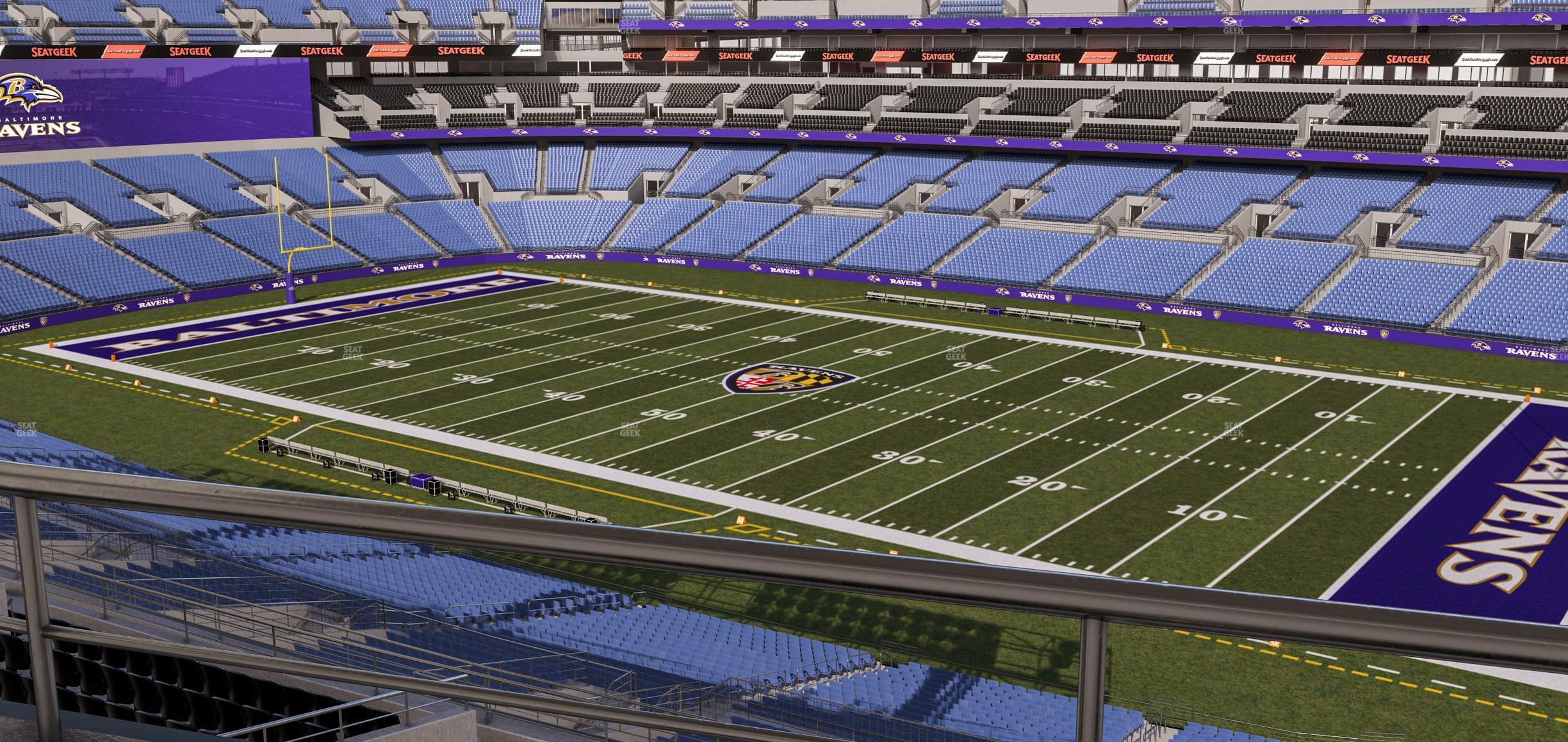 Seating view for M&T Bank Stadium Section Suite 429