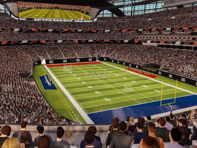 Seating view for Allegiant Stadium Section 204