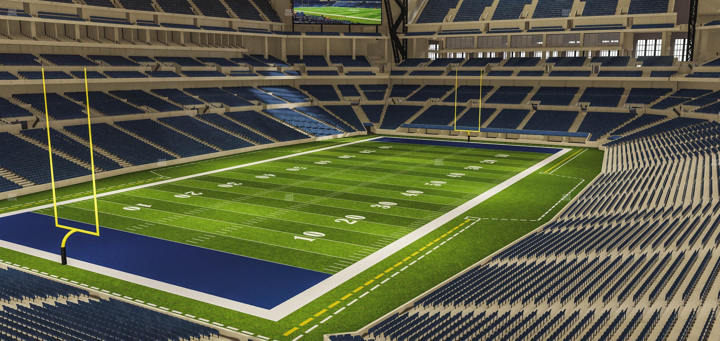 Seating view for Lucas Oil Stadium Section 349