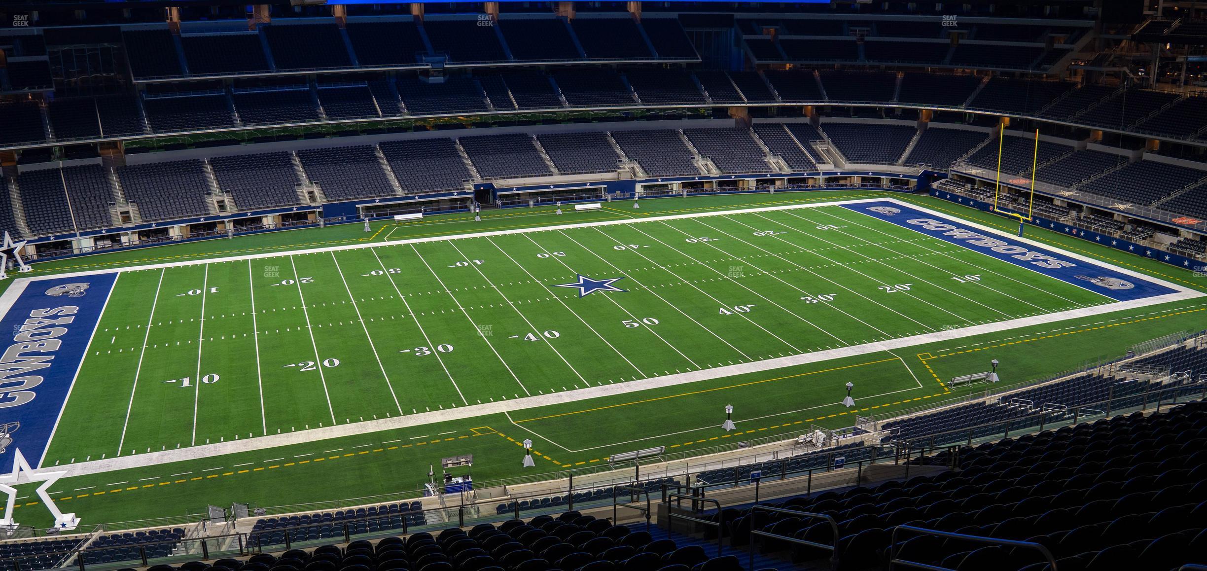 Seating view for AT&T Stadium Section Silver Suite 405