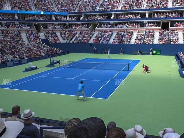 Seating view for Arthur Ashe Stadium Section 5