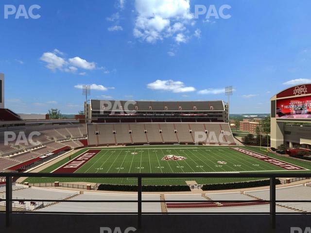 Seating view for Davis Wade Stadium Section 206