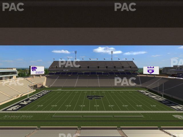 Seating view for Bill Snyder Family Stadium Section Loge 317