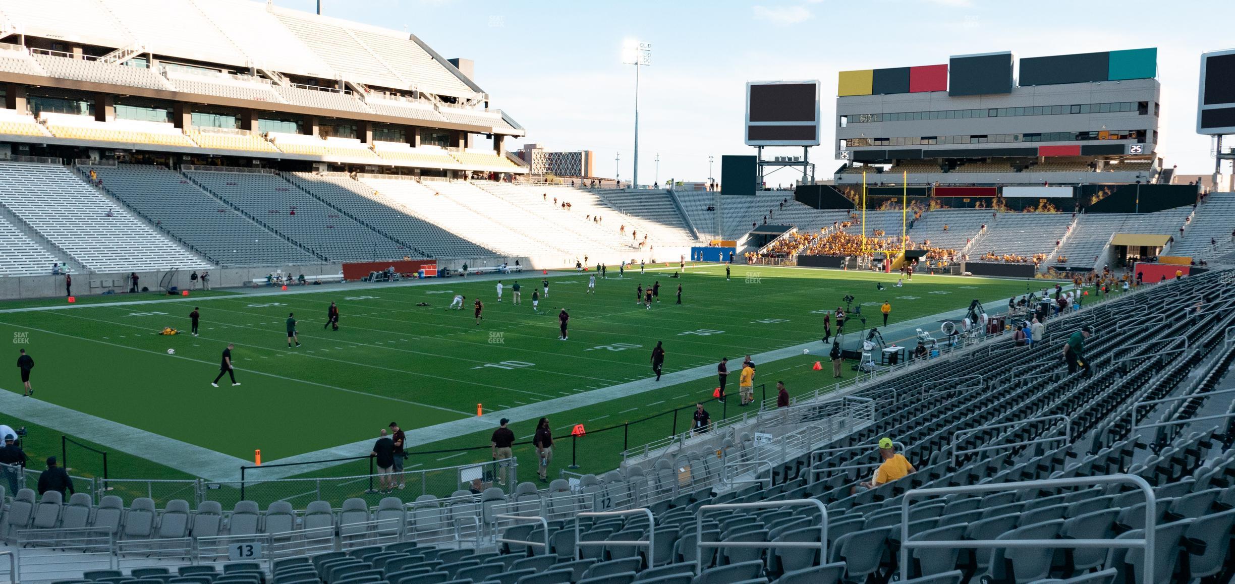 Seating view for Mountain America Stadium Section 13